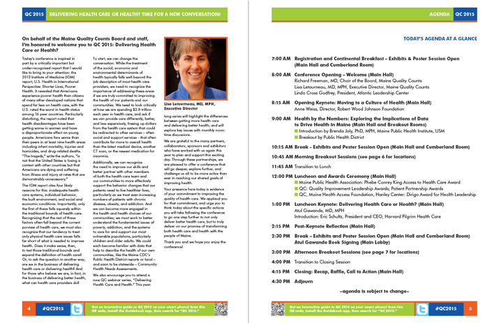 Conference Program Spread 1 Conference Program Spread 1